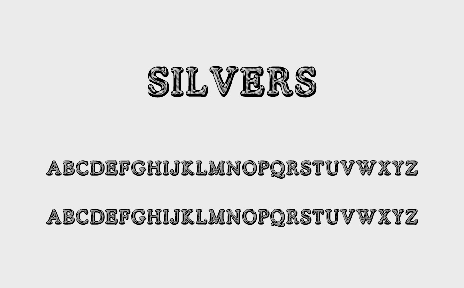 Silvers font