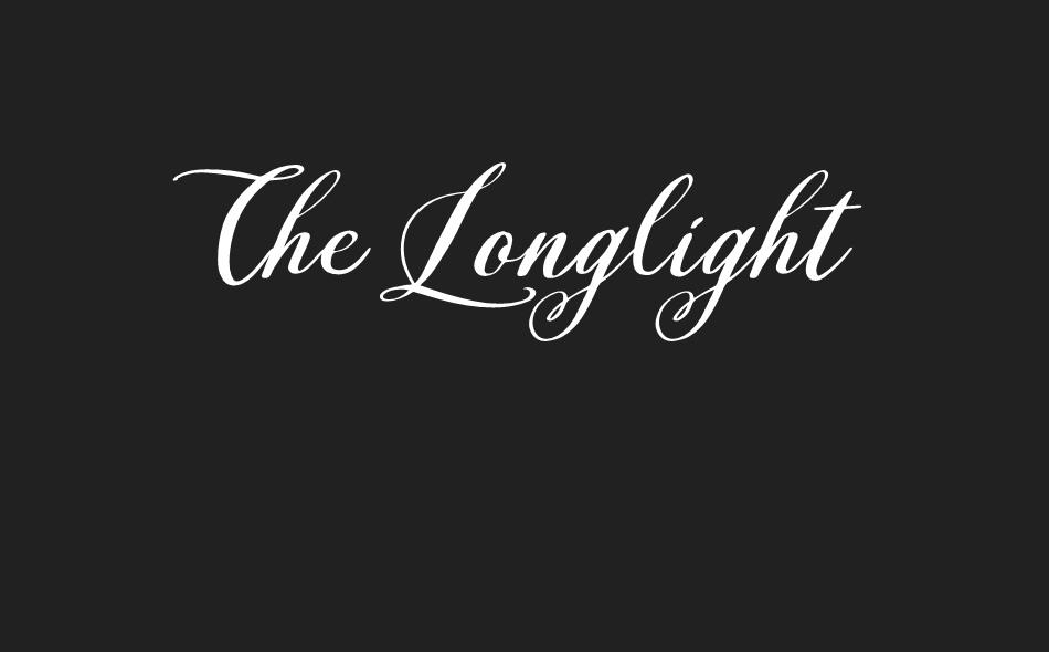 The Longlight font big