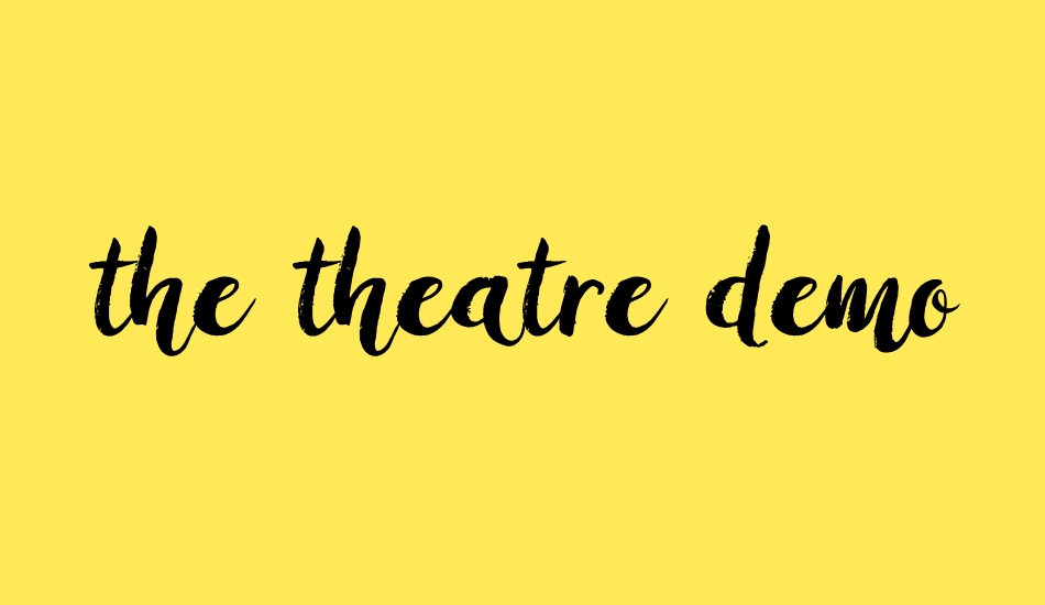 the-theatre-demo font big