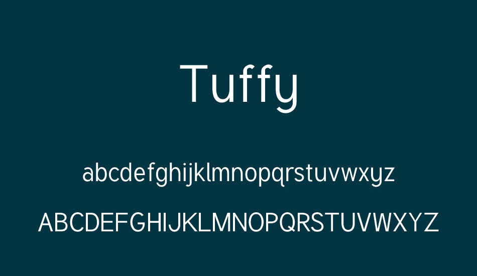 tuffy font