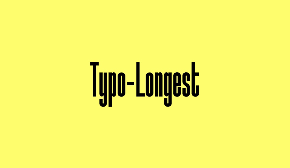 typo-longest-demo font big