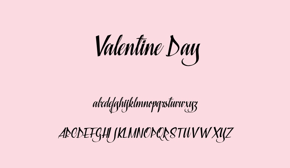 valentine-day-personal-use font
