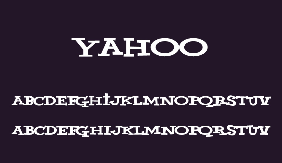 yahoo font