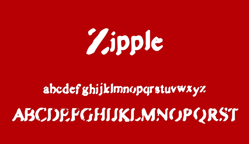 zipple font