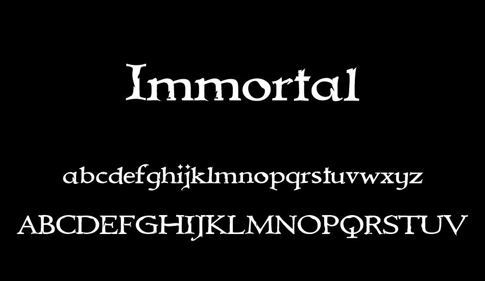 ımmortal font