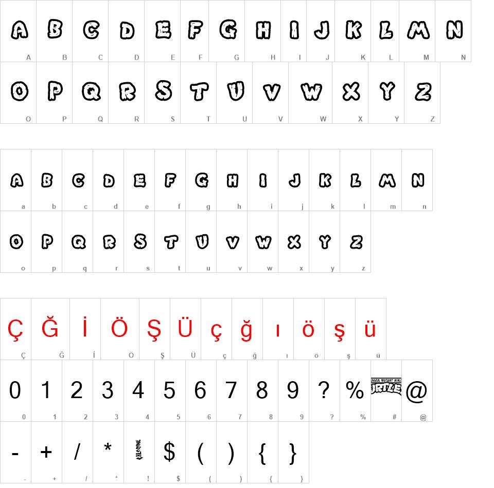 chlorinar font generator