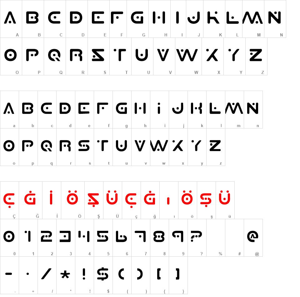 PCLifePlanetS font