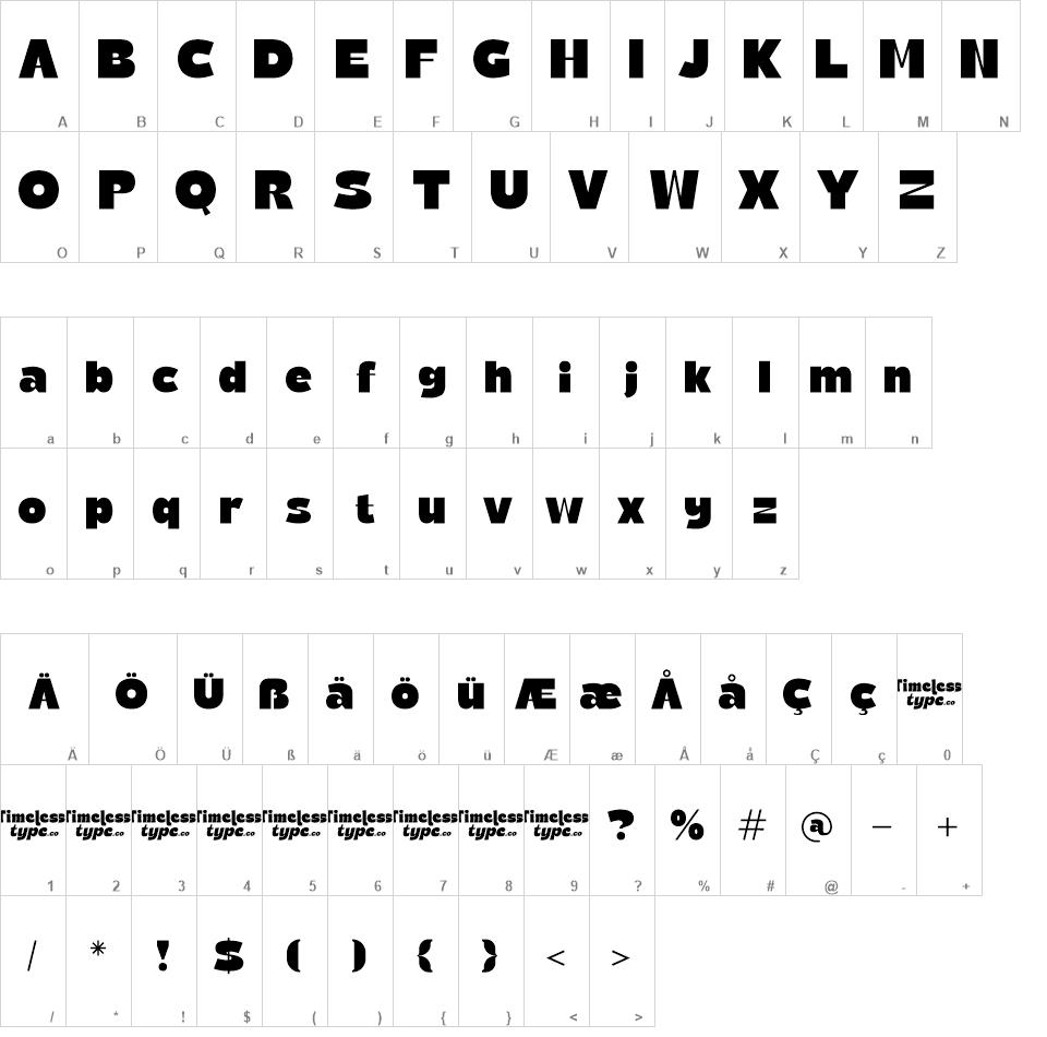 Bocktail font
