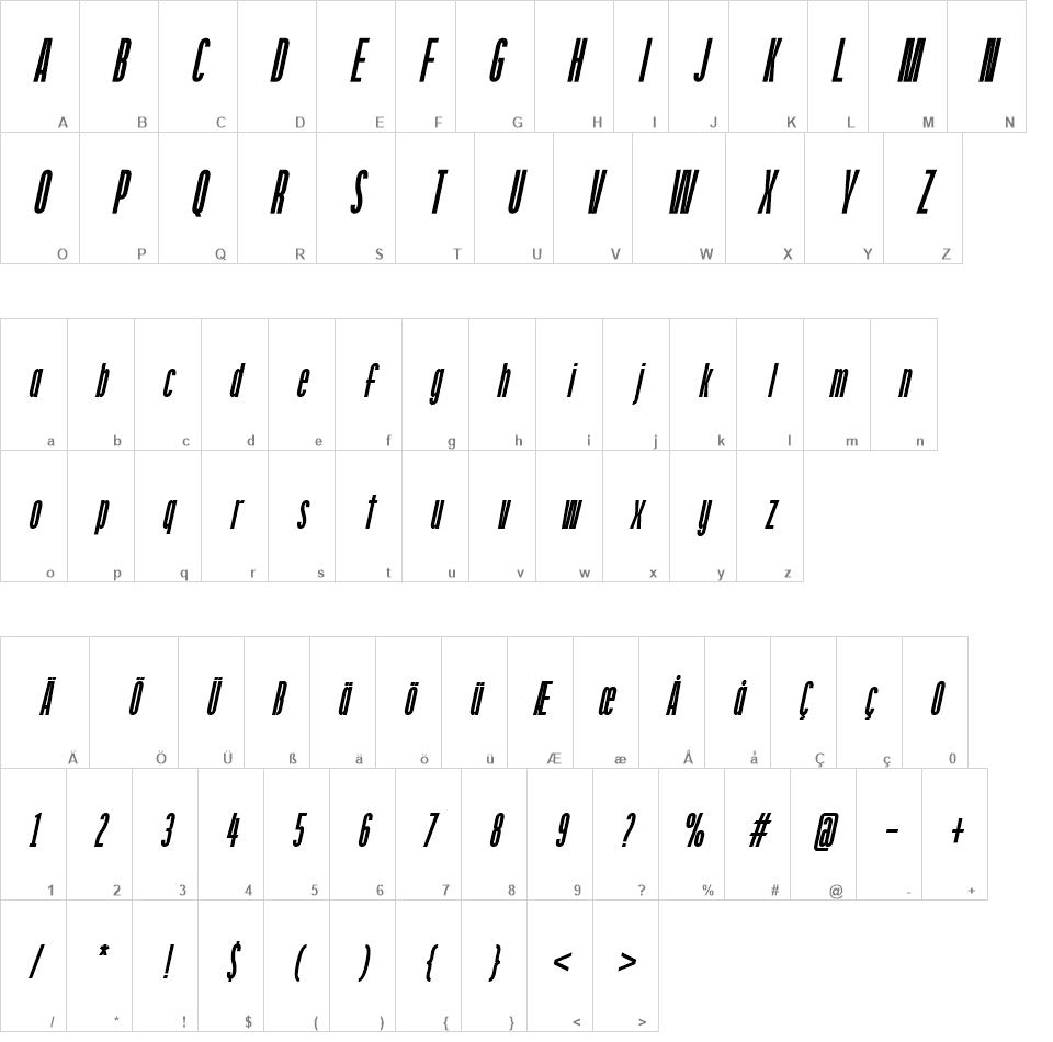 Gantura font