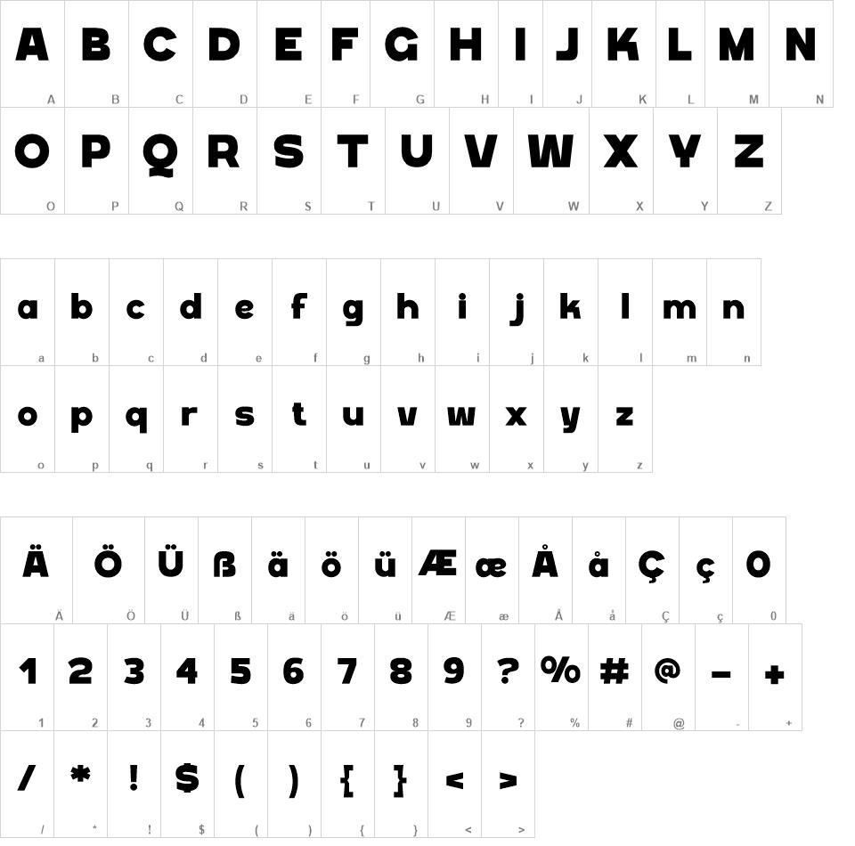 Marony font