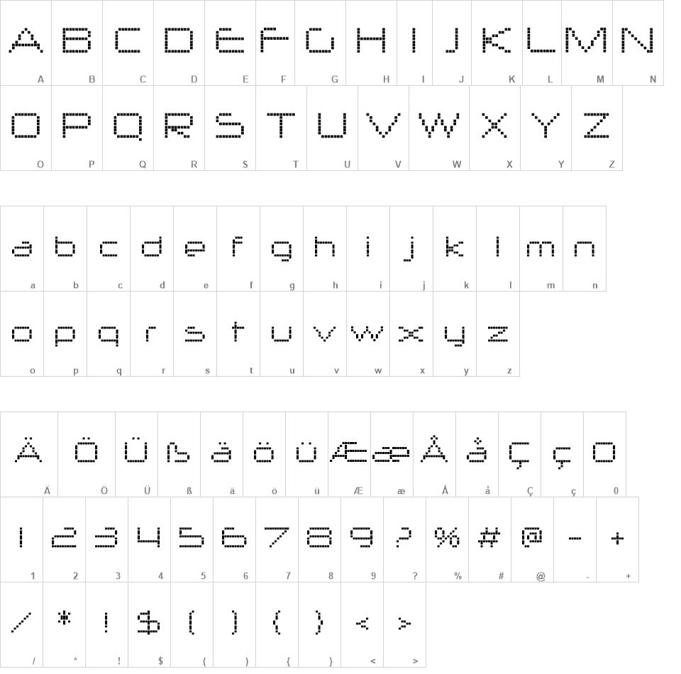 Nerdropol Lattice font