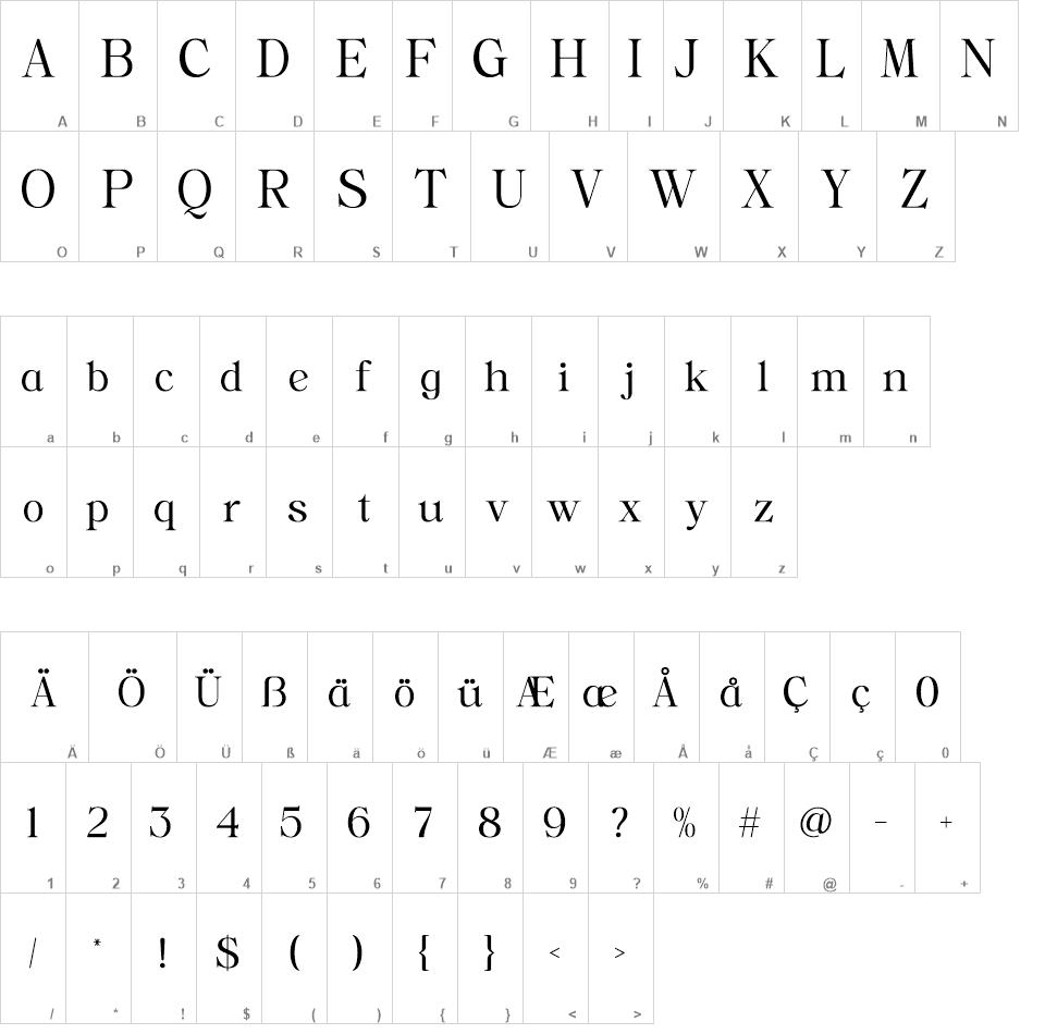 Realistic Nature font