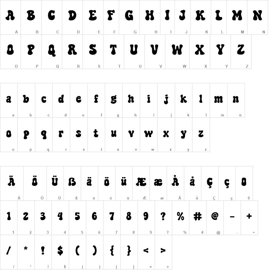 Super Nugget font