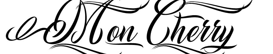 Mon Cherry font - Mon Cherry font download