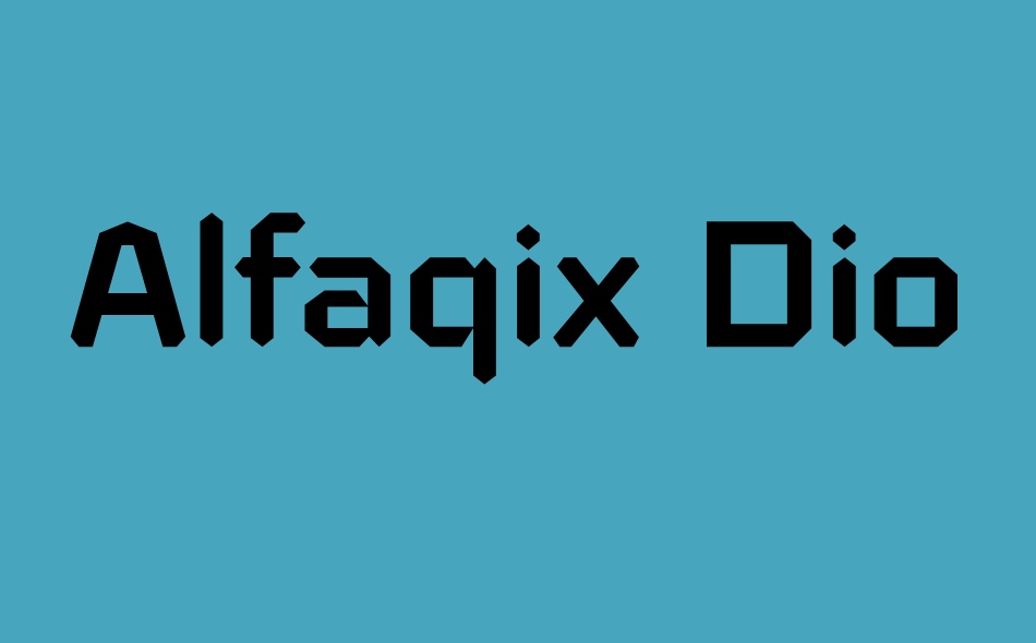 Alfaqix font big