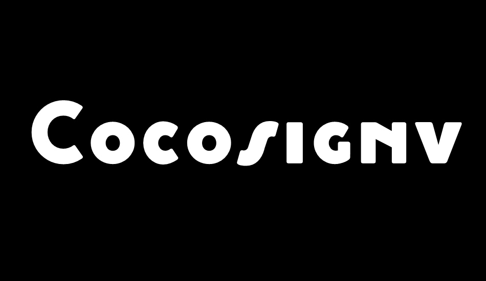 cocosignum-maiuscoletto font big