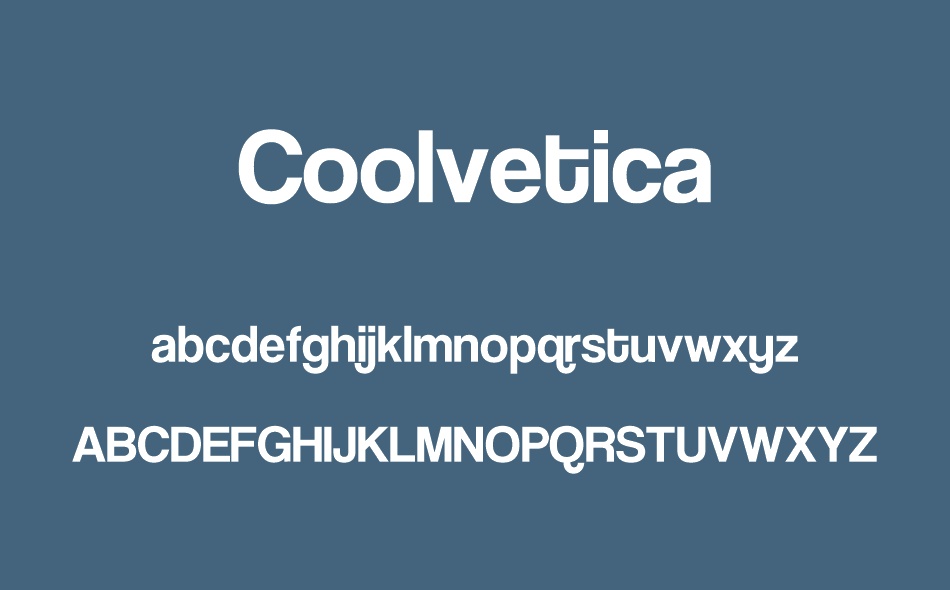 Coolvetica font