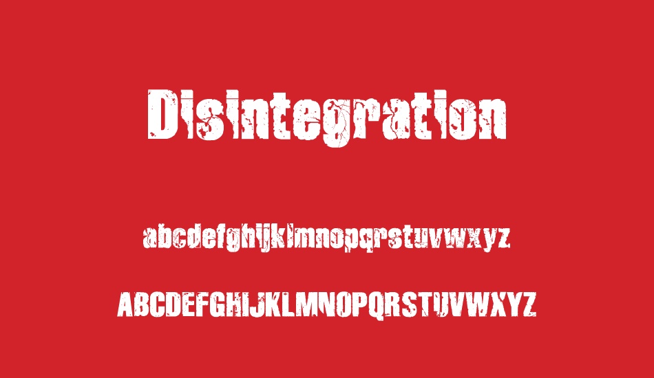 disintegration lyrics