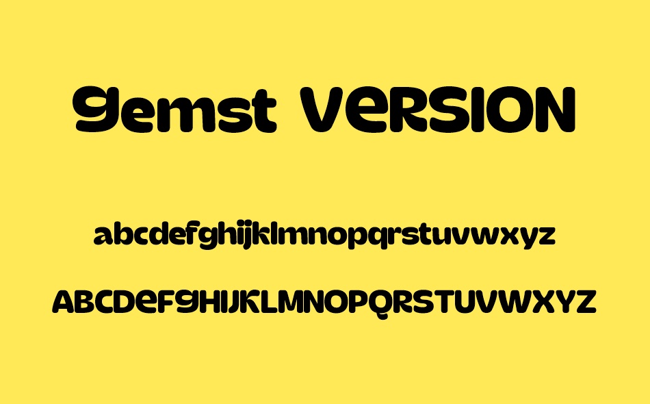 Gemst font