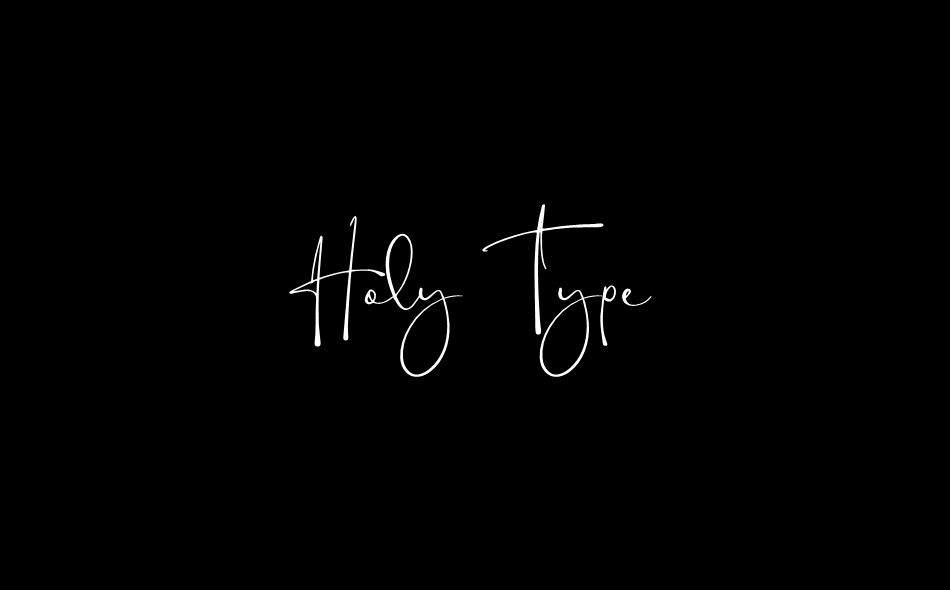 Holy Type font - Font Tr