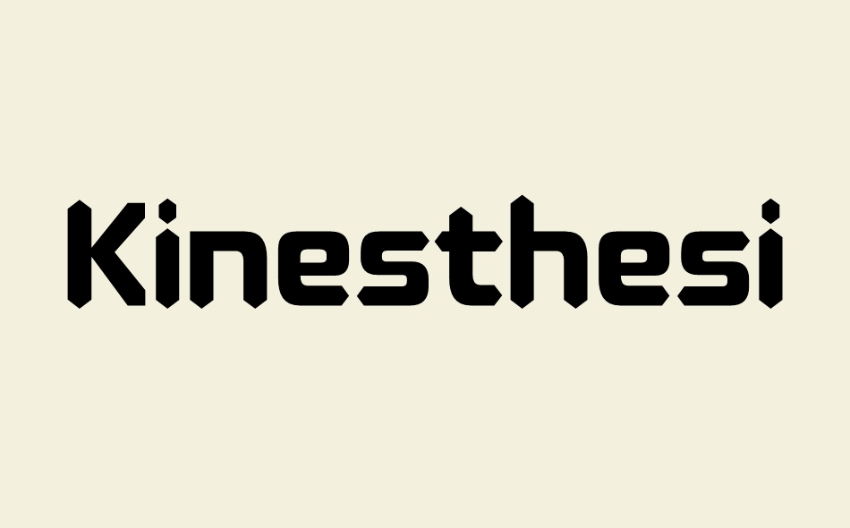 Kinesthesia font big