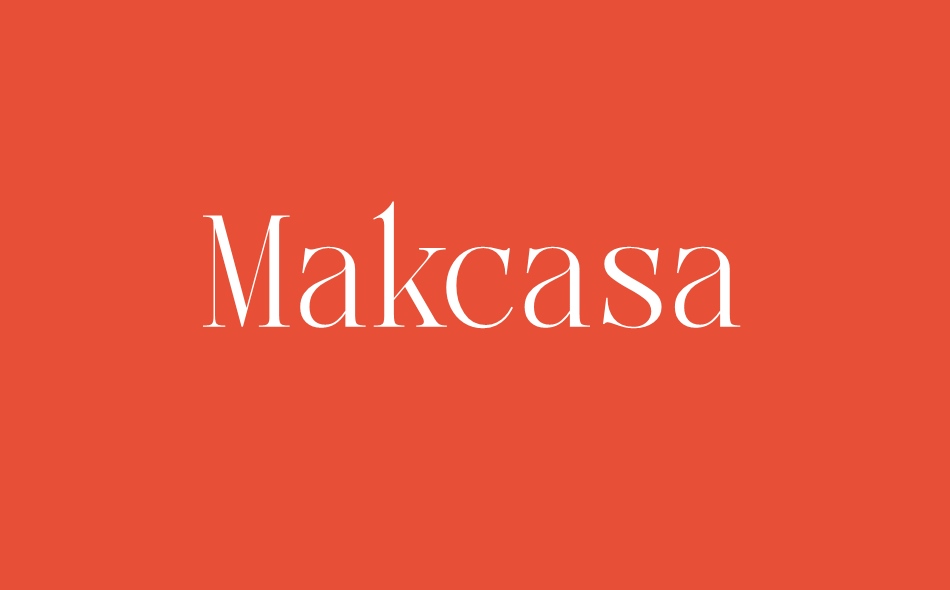 Makcasa font big