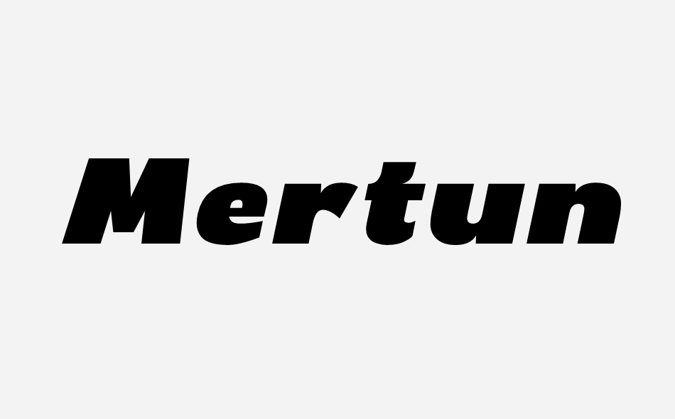 Mertune font big