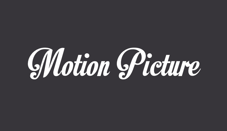 Motion Picture font - Motion Picture font download