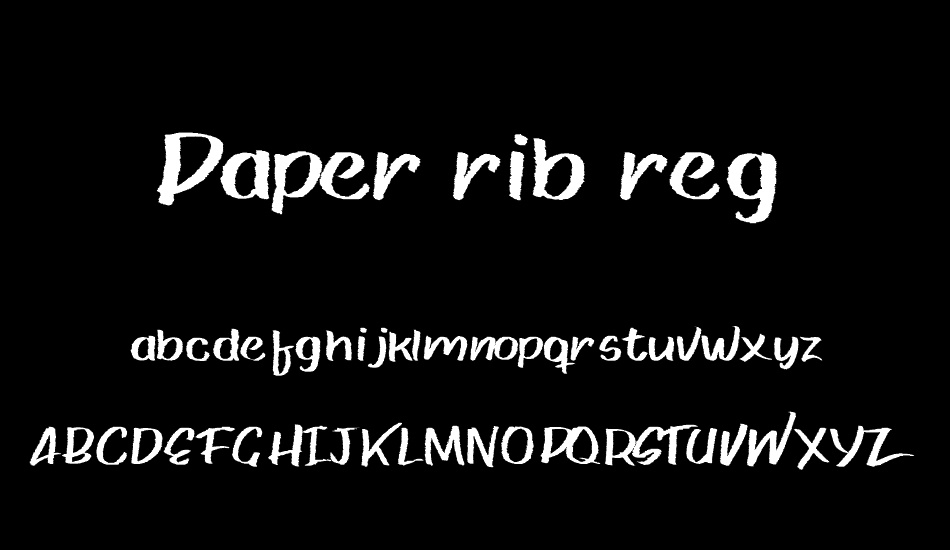 paper-rib-reg font