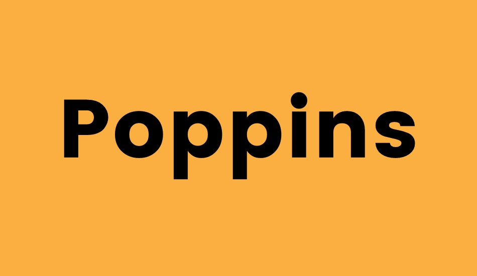 poppins google font