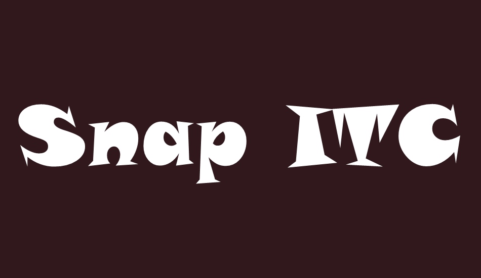 Snap ITC font - Font Tr