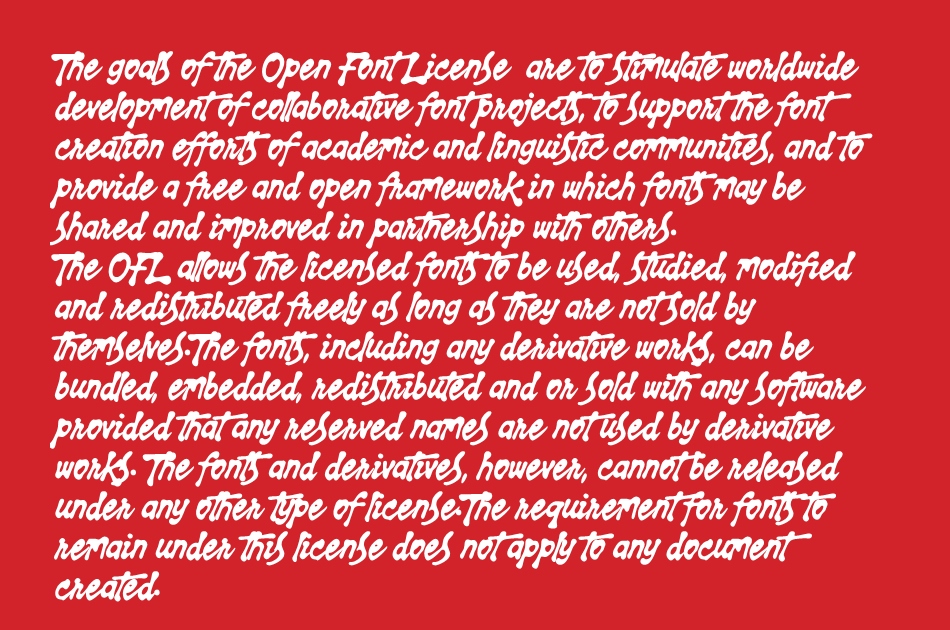 Splatink font 1
