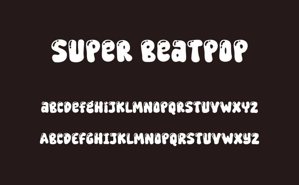 Super Beatpop font