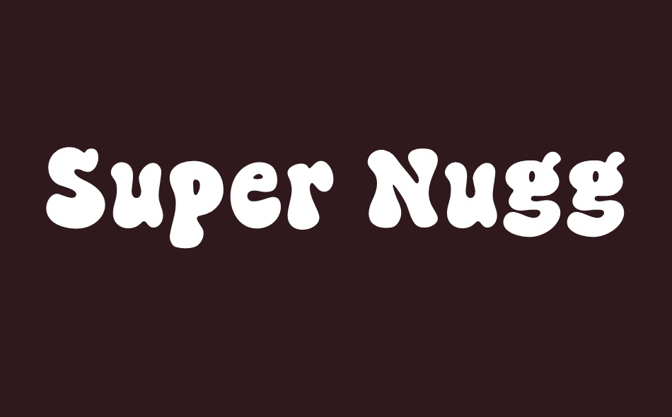 Super Nugget font big