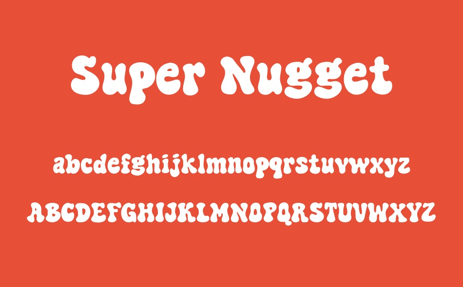 Super Nugget font