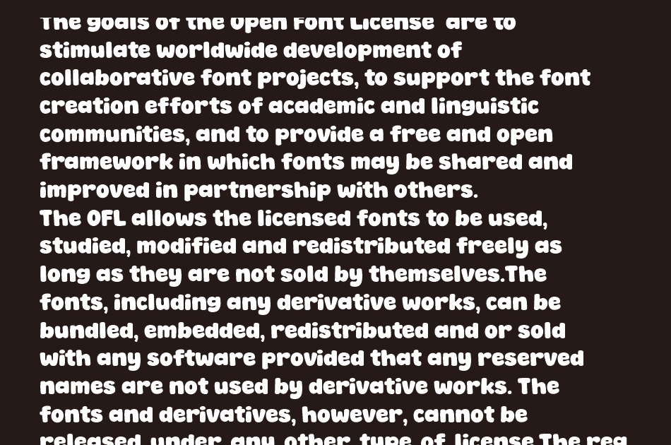 Super Pandora font 1