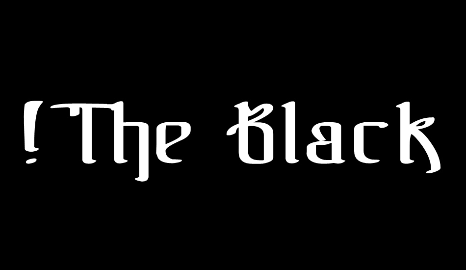 The Black Bloc font - Font Tr