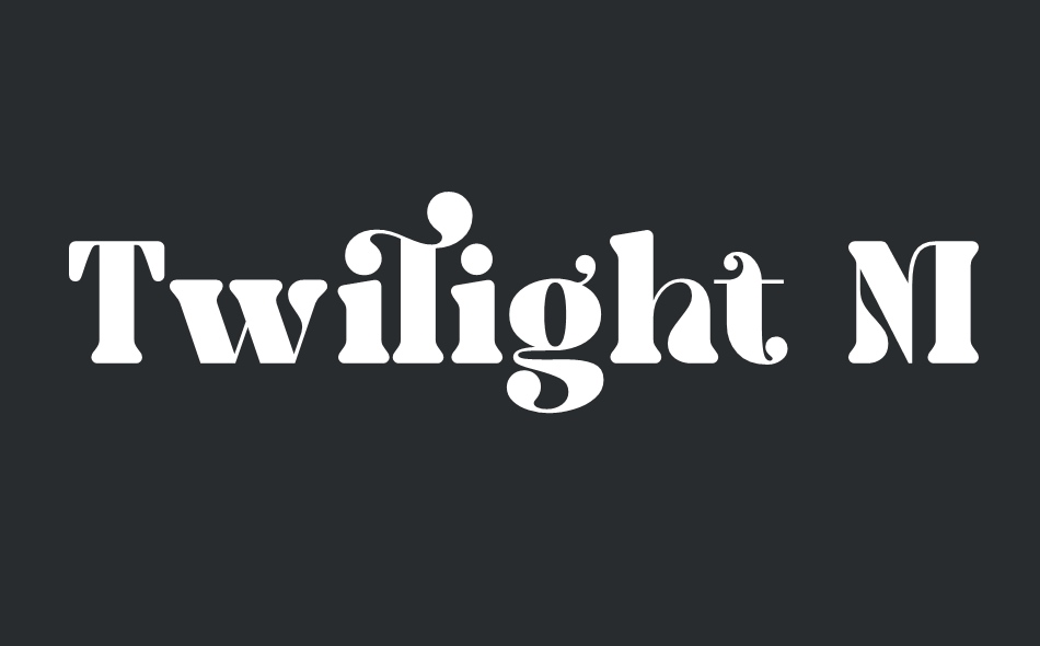 Twilight Mystic font big