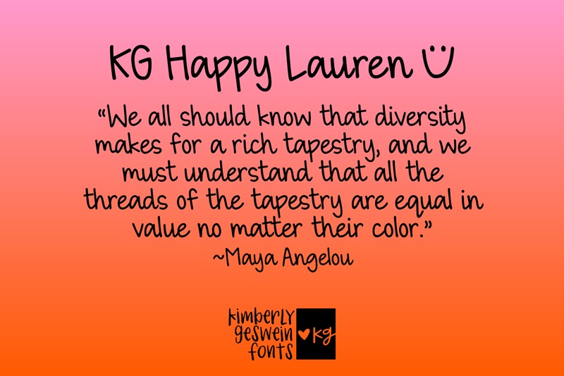 KG Happy Lauren